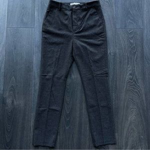 ZARA Houndstooth High Waisted Trousers Size 6